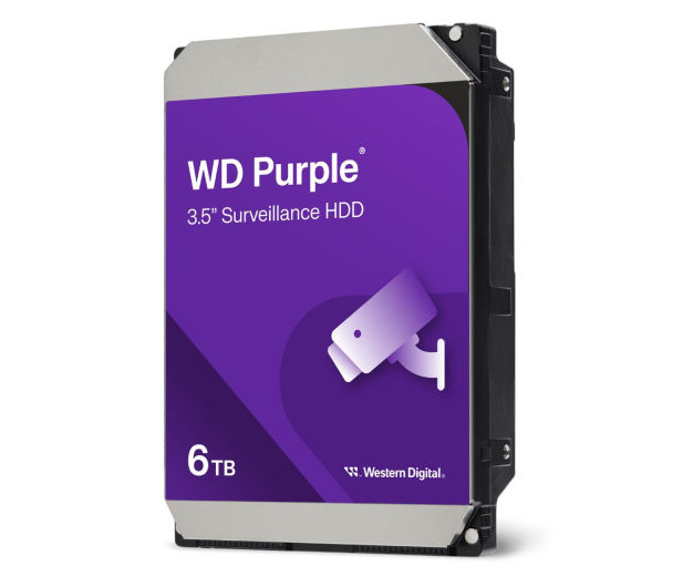 WD Purple 6TB SATA 3,5" 256MB 5400RPM WD64PURZ - 1160894 - zdjęcie 2
